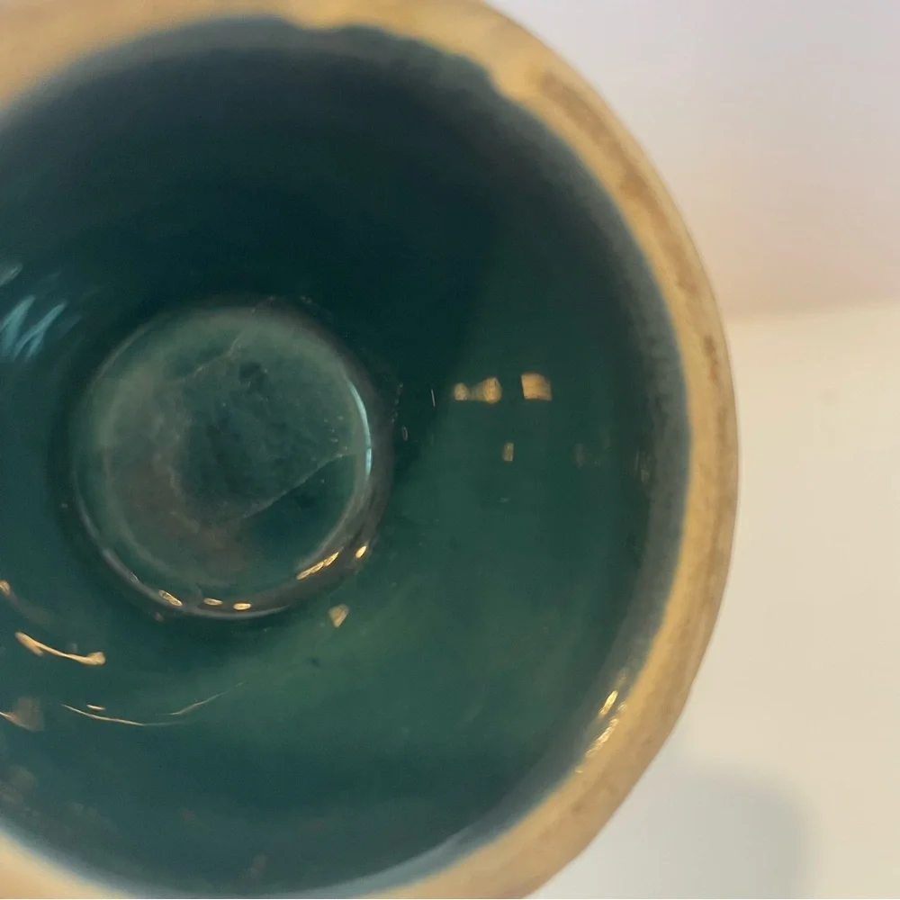 Vintage Royal Sealy Japan Mid Century Modern 1970s Blue/Teal Rare Tea Cup Mug‎